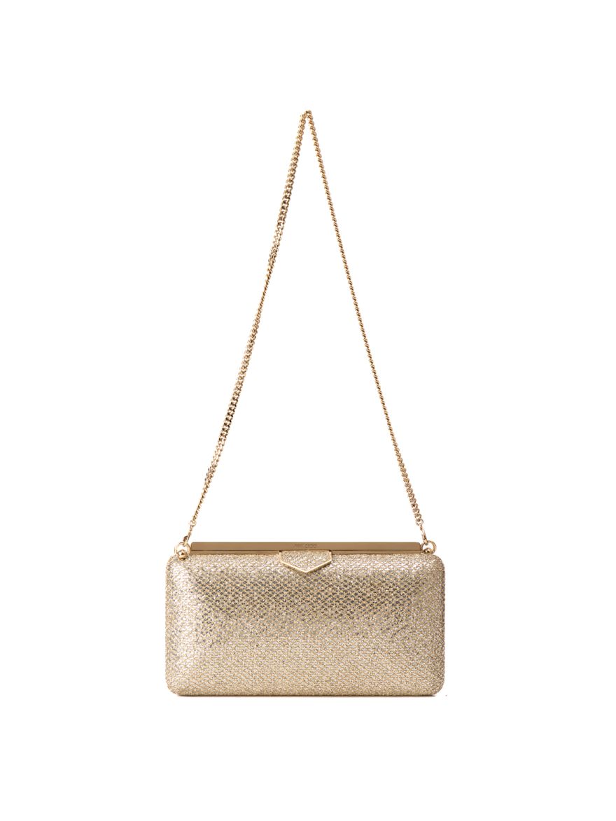 Glitter Ellipse Clutch Bag Medium