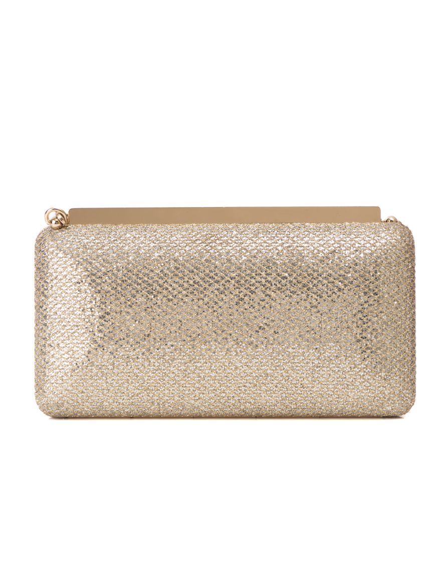 Glitter Ellipse Clutch Bag Medium