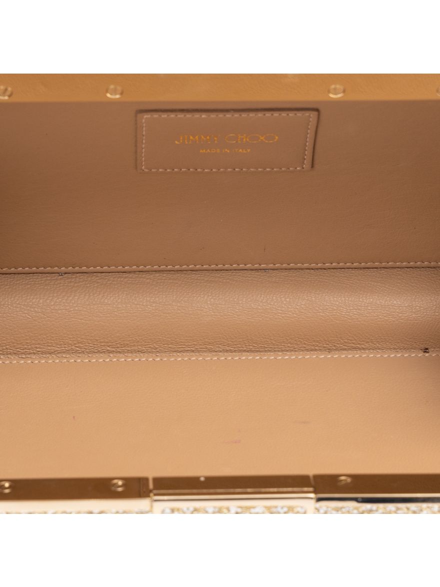 Glitter Ellipse Clutch Bag Medium