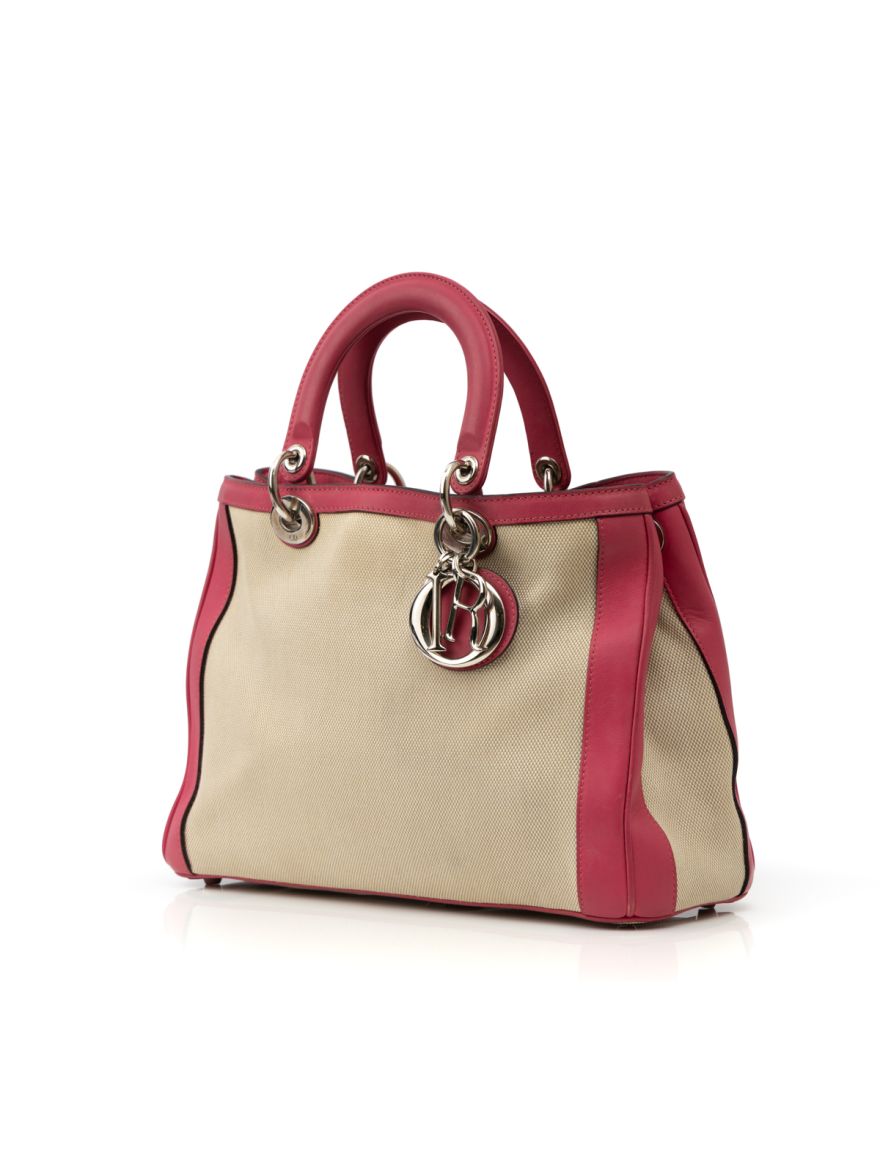 Dior Medium Canvas Diorissimo Tote Bag