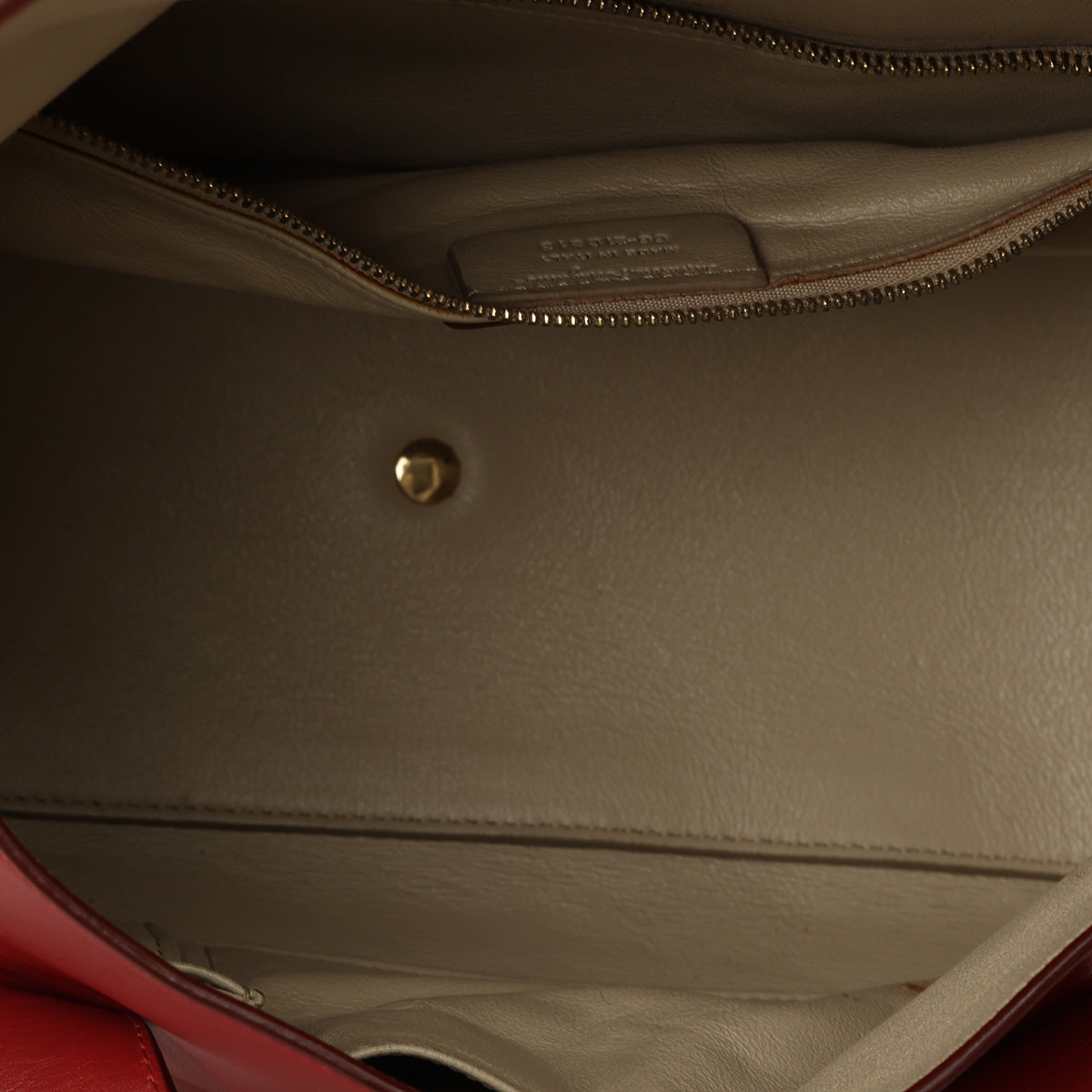 Maroon Barlo Nappa Calf Leather Medium Sookie Satchel Bag