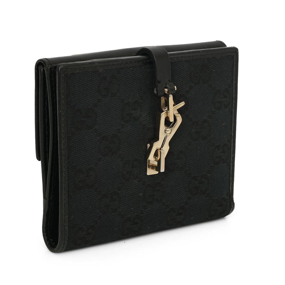 GG Canvas Jackie Compact Wallet