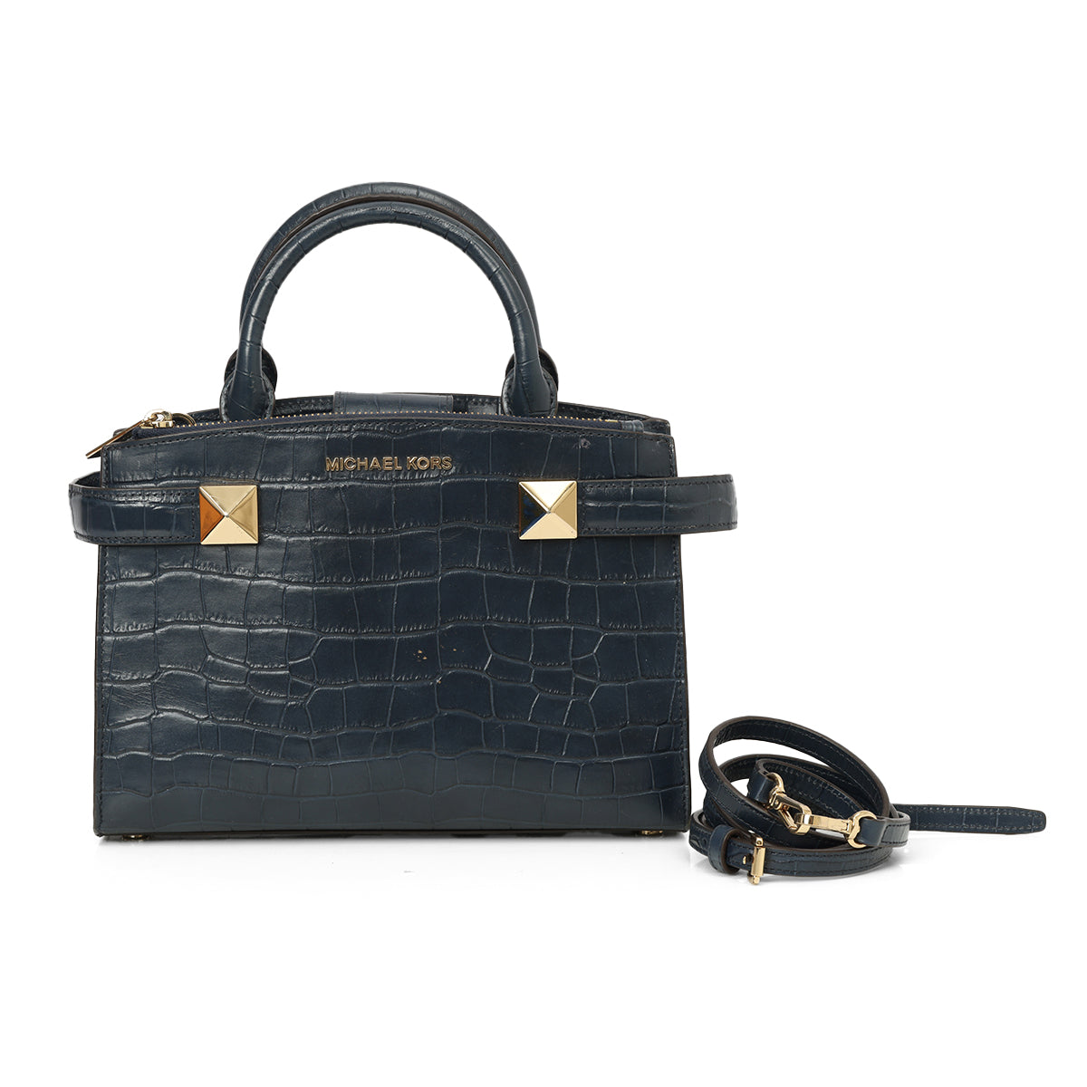 Croc Leather Bag