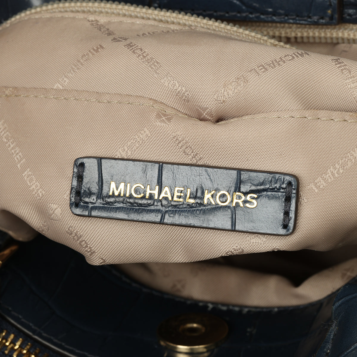 Croc Leather Bag