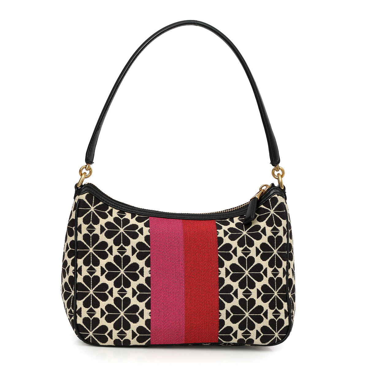 Flower Jacquard Stripe Sam Small Convertible Shoulder Bag