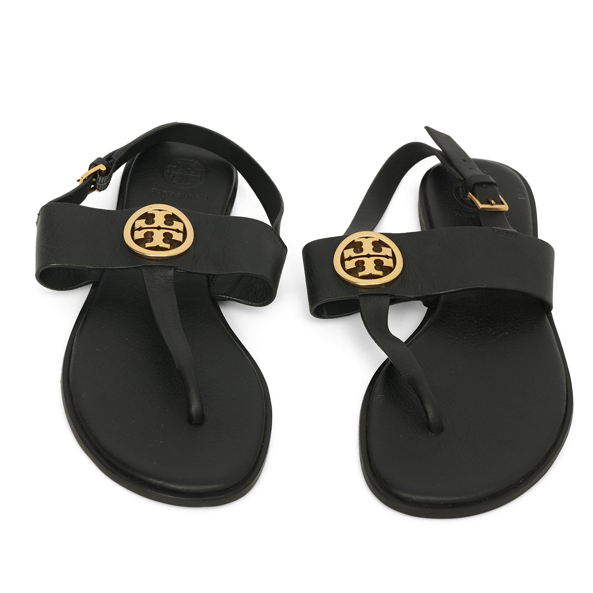 Black Thong Sandals Size USA 8.5