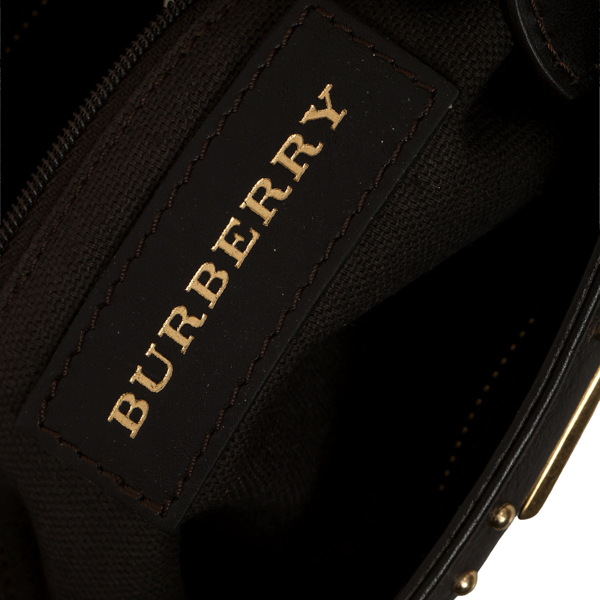 Studded Cadet Black Shoulder Bag