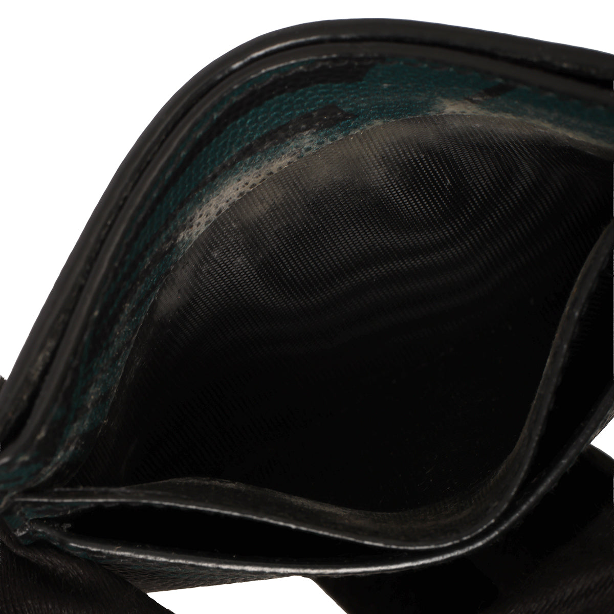 Balck And Green Palm Tree Card Holder