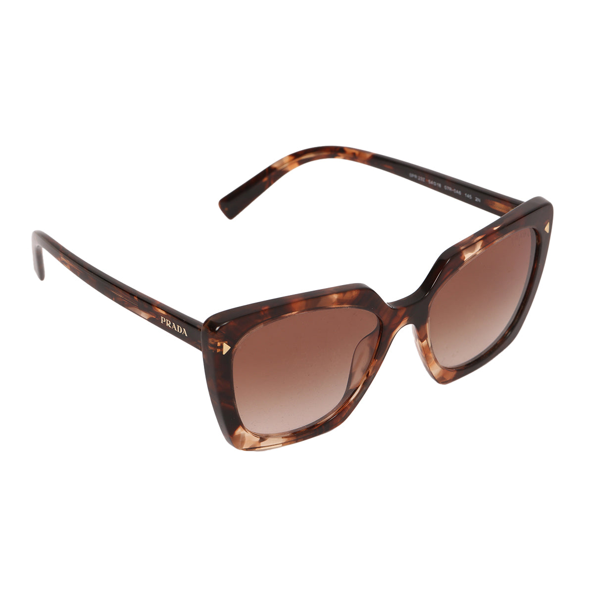 Brown Prada Symbole Acetate Sunglasses