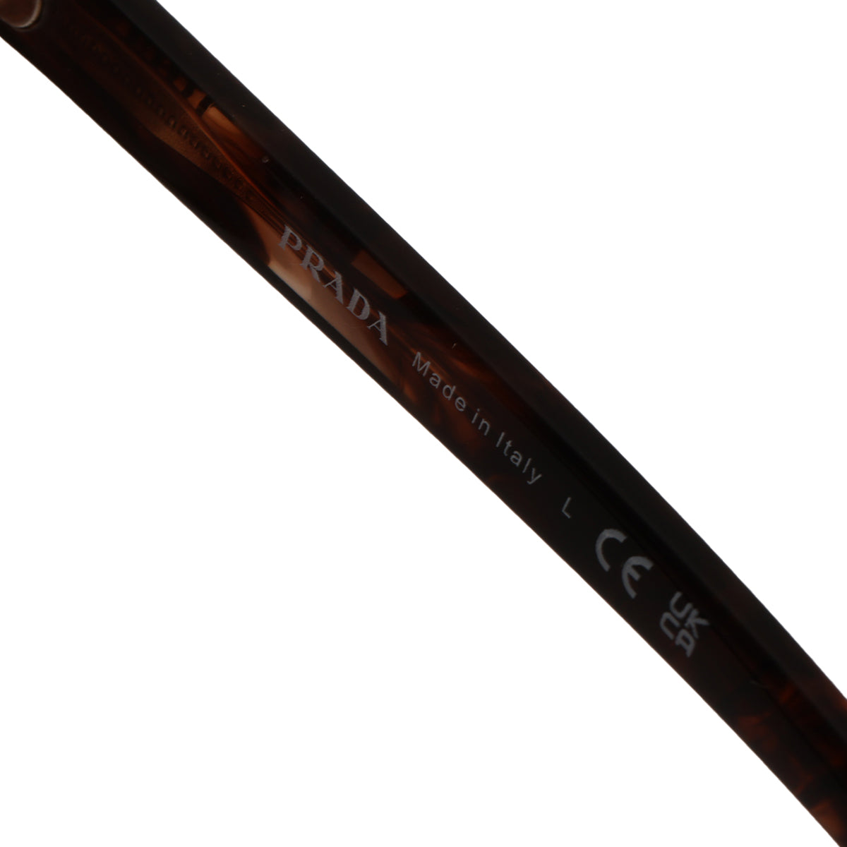Brown Prada Symbole Acetate Sunglasses