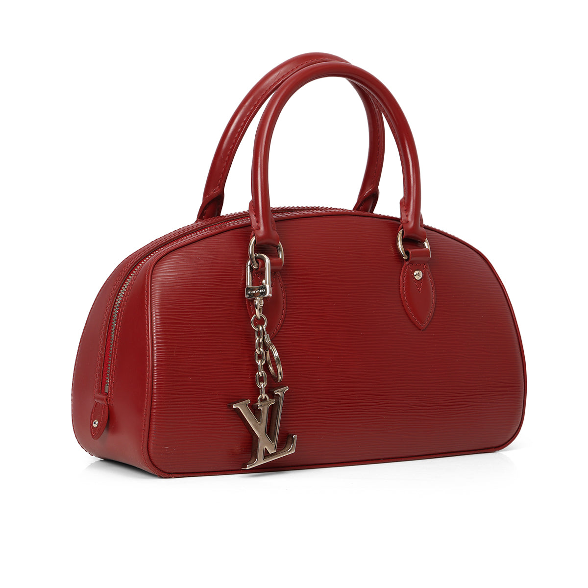 Maroon Epi Leather Jasmin Bag- One Size