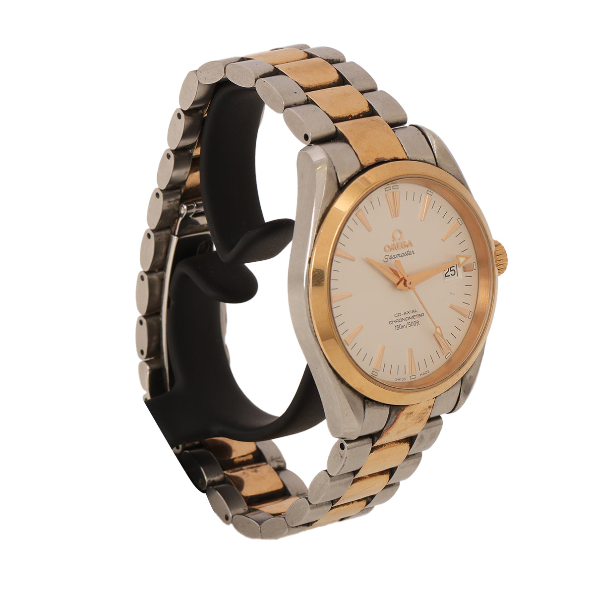 Aqua Terra Co-Axial Chronometer White Dial 150m 38mm