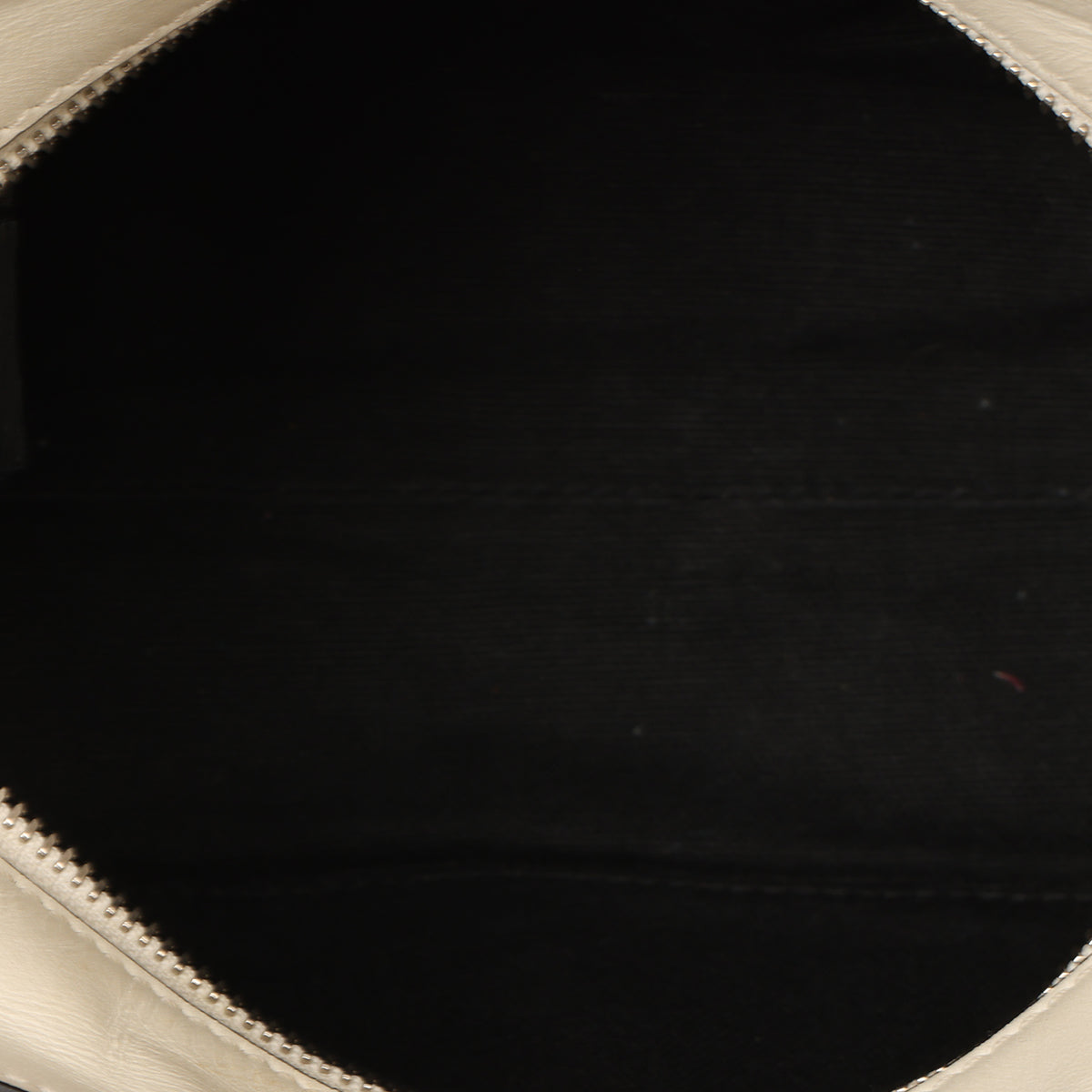 Black/White Studded Leather Mini Skull Padlock Zip Tote