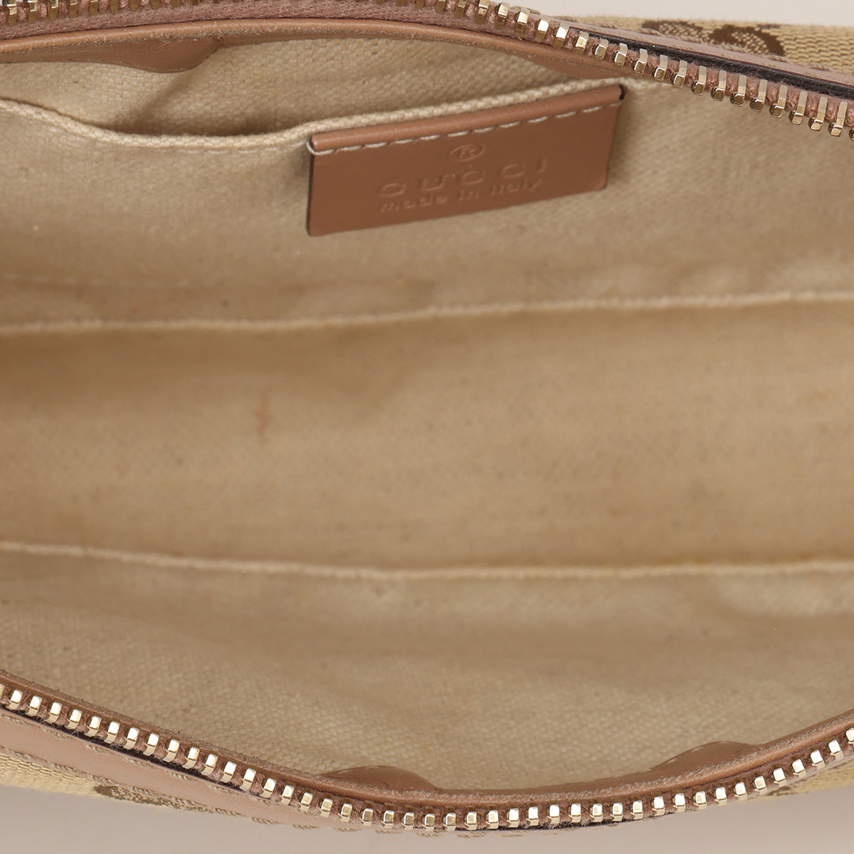 Brown Guccissima Mayfair Pochette Beige