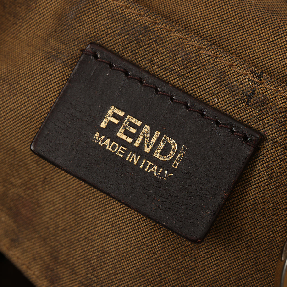 Brown Zucca Canvas Shoulder Bag