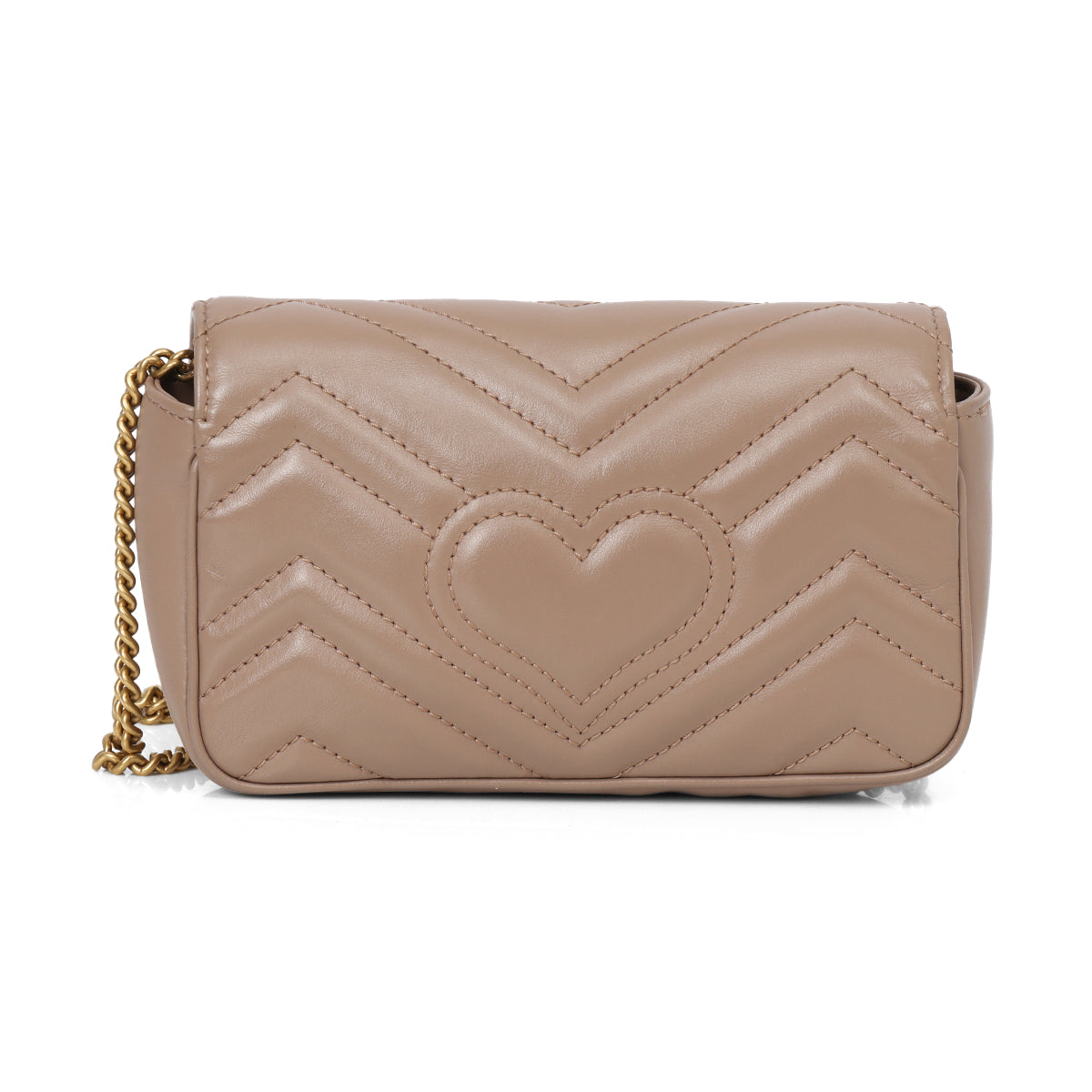 GG Marmont Old Rose Super Mini Shoulder Bag