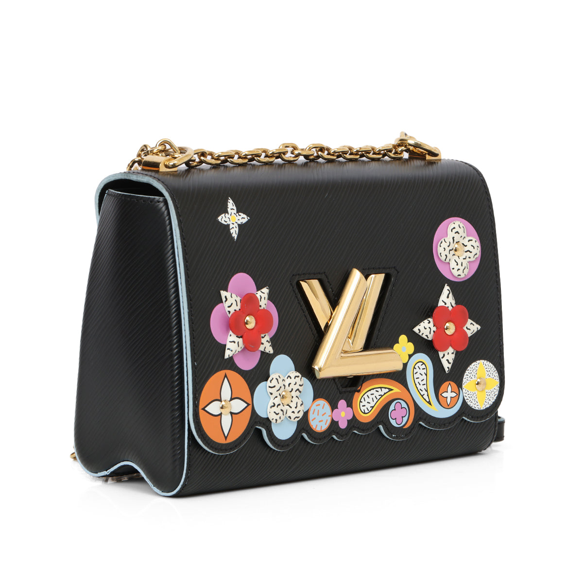 Epi Leather Blooming Flowers Twist MM