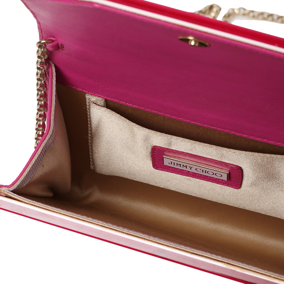 Pink Acrylic Candy Chain Clutch Small