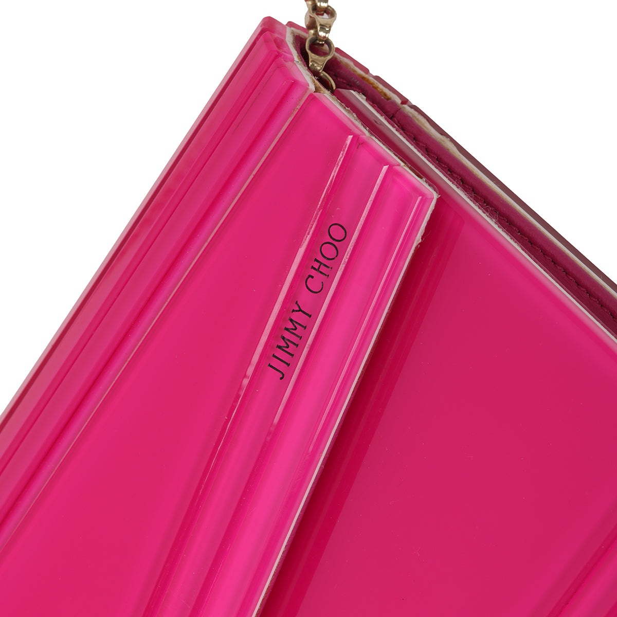 Pink Acrylic Candy Chain Clutch Small