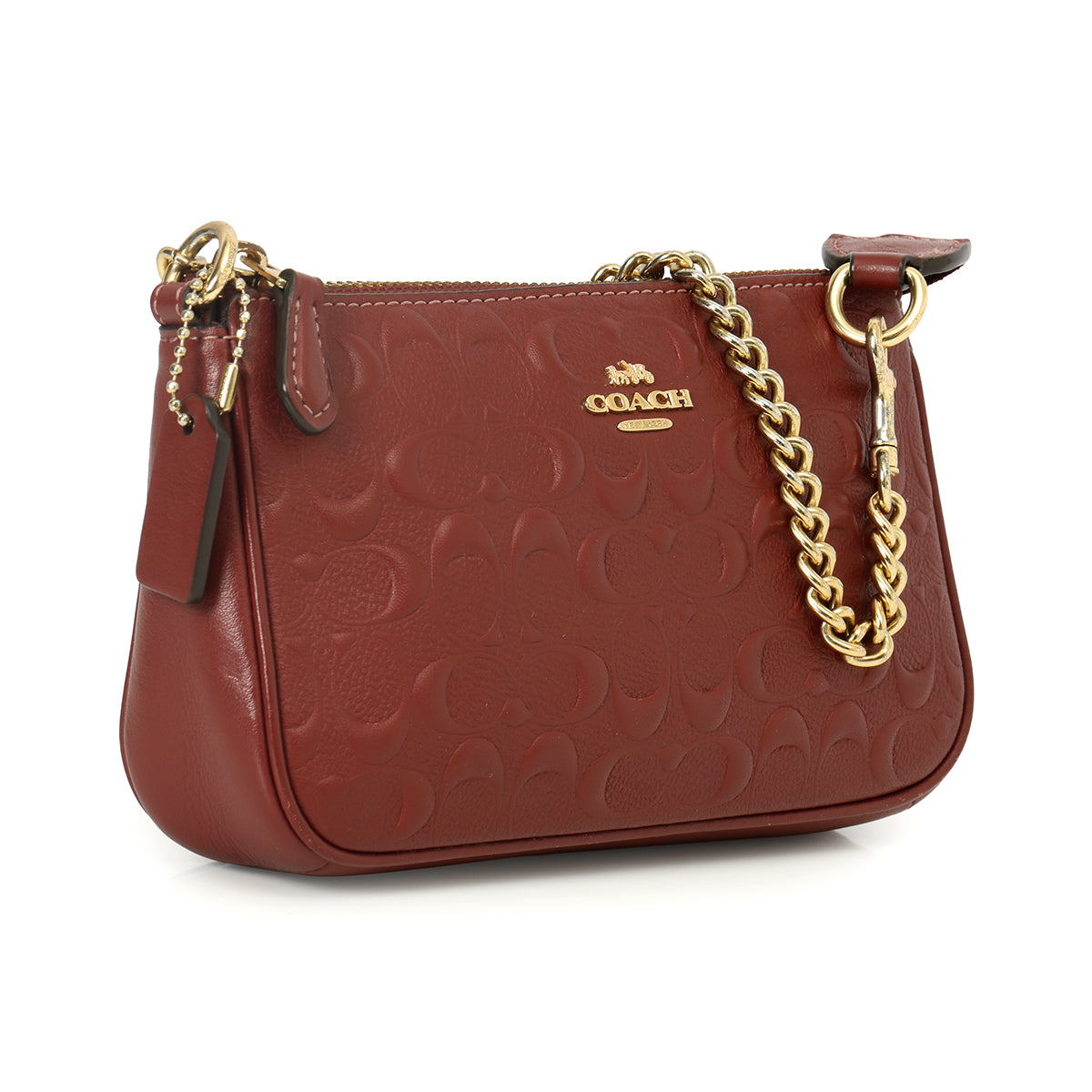 Nolita Maroon Small Pochette Bag 19