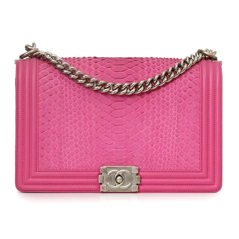 Python Fuchsia Pink New Medium Boy Bag