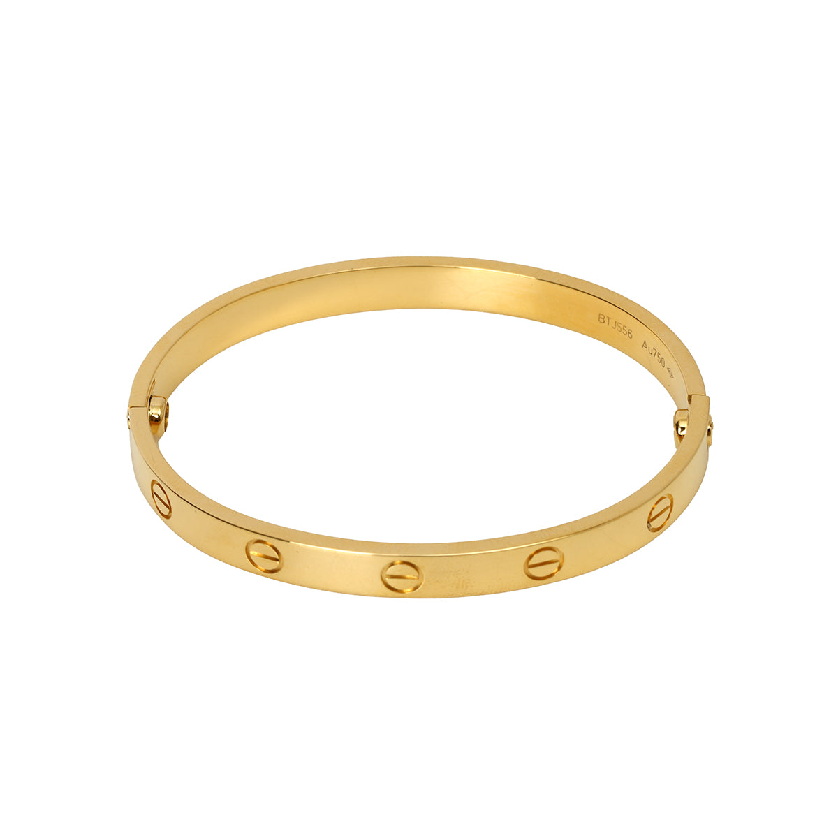 Yellow Gold Classic Model Love Bracelet Size: 17