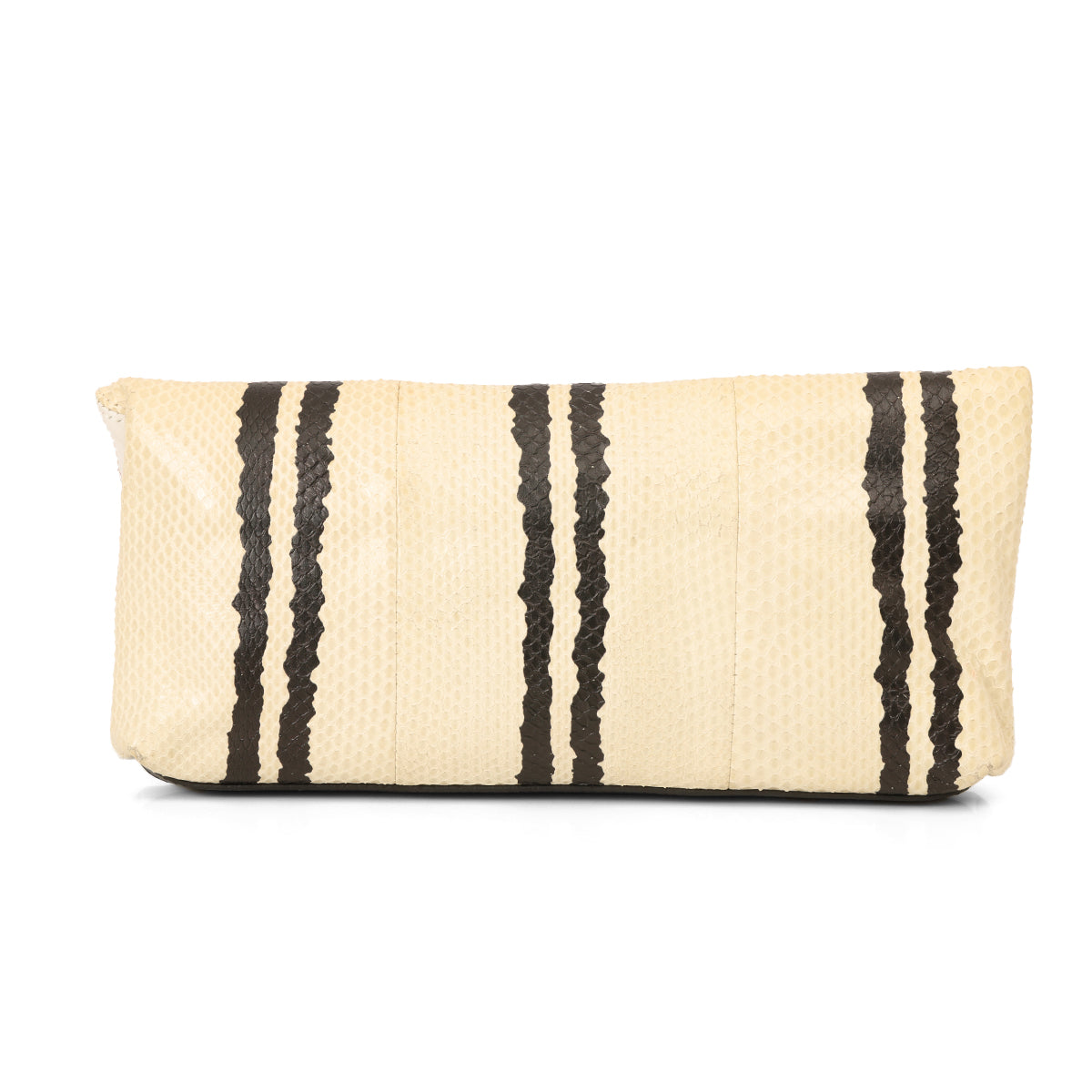 Python Padlock Foldover Skull Clutch One Size