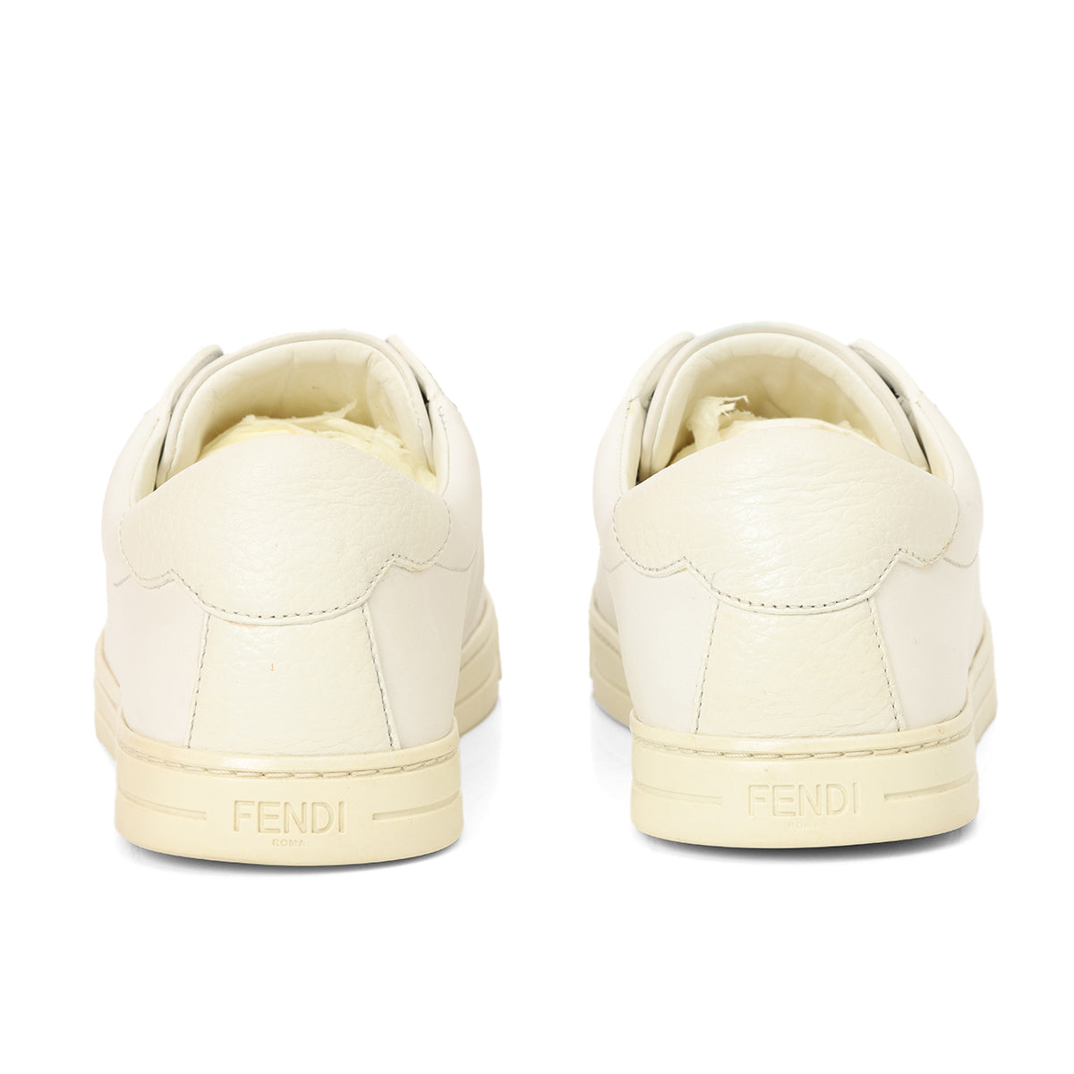 Slip On FF Logo Leather Sneaker