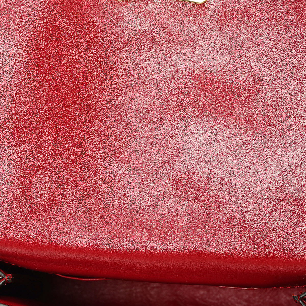Military Red Embossed Langley Small Crossbody Bag