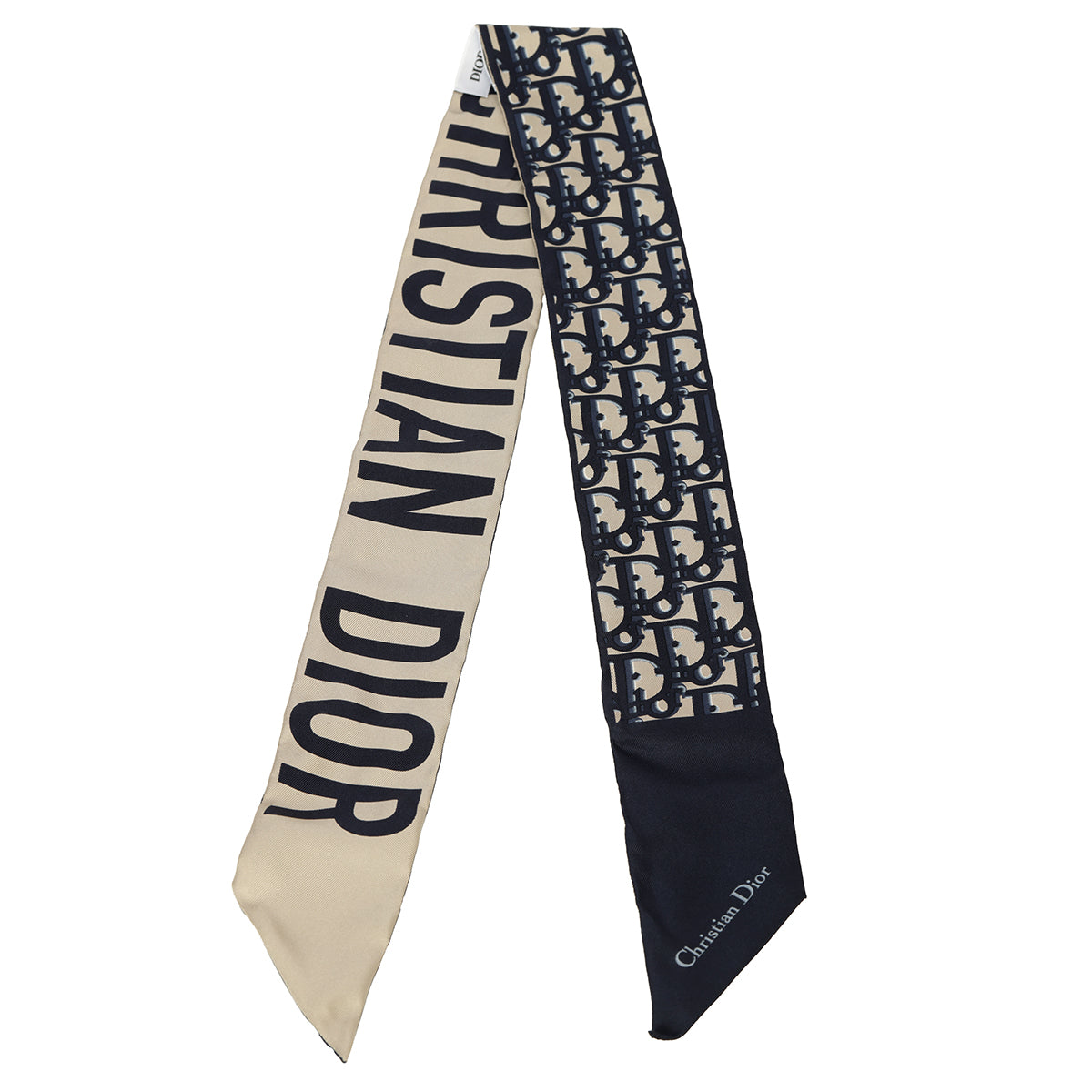 Oblique 100% Soie Sillk Twilly One Size