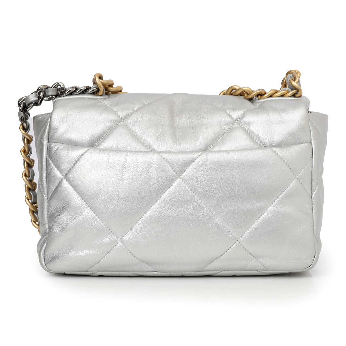 19 Silver Shoulder Bag Medium
