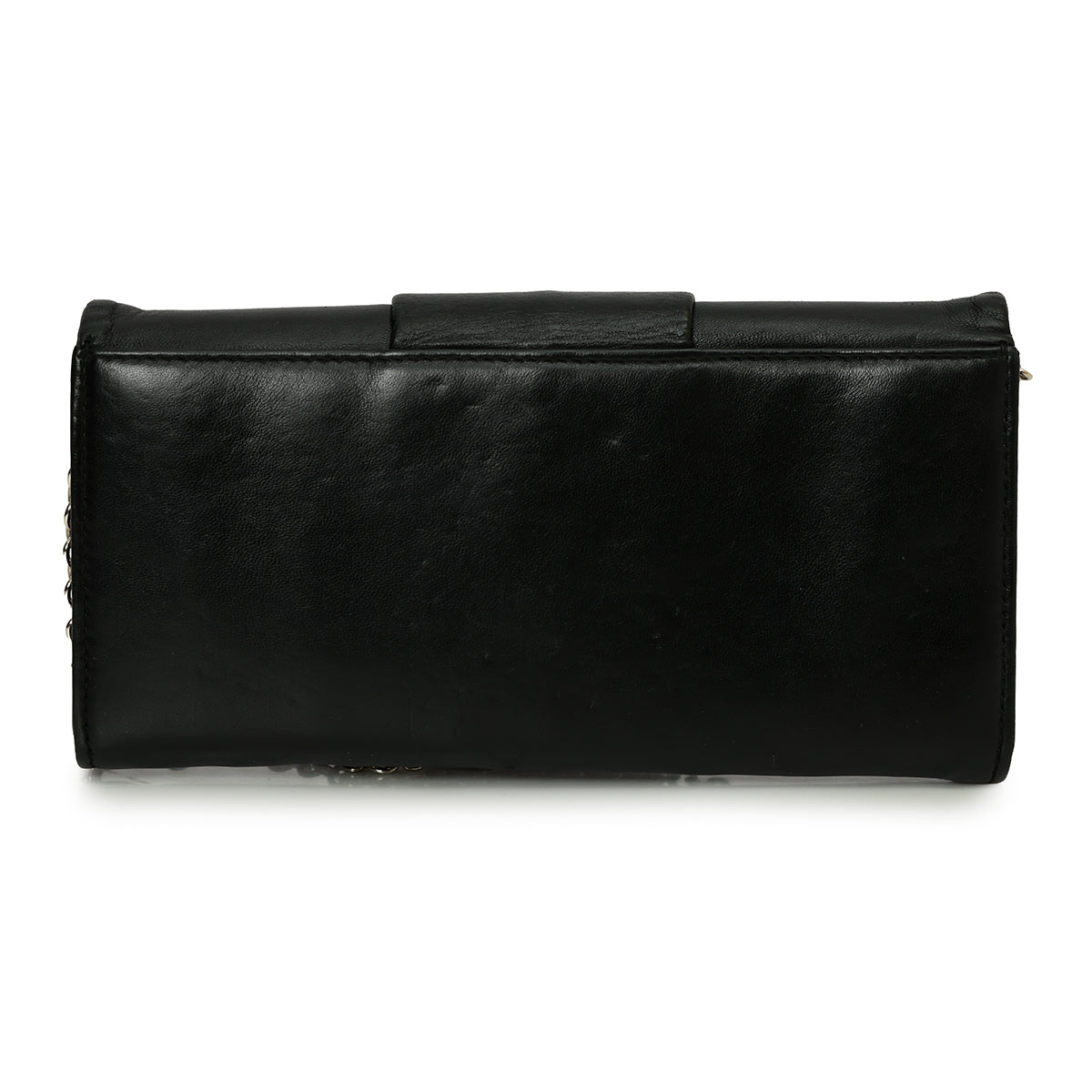 Black Demilune Wallet On Chain Bag