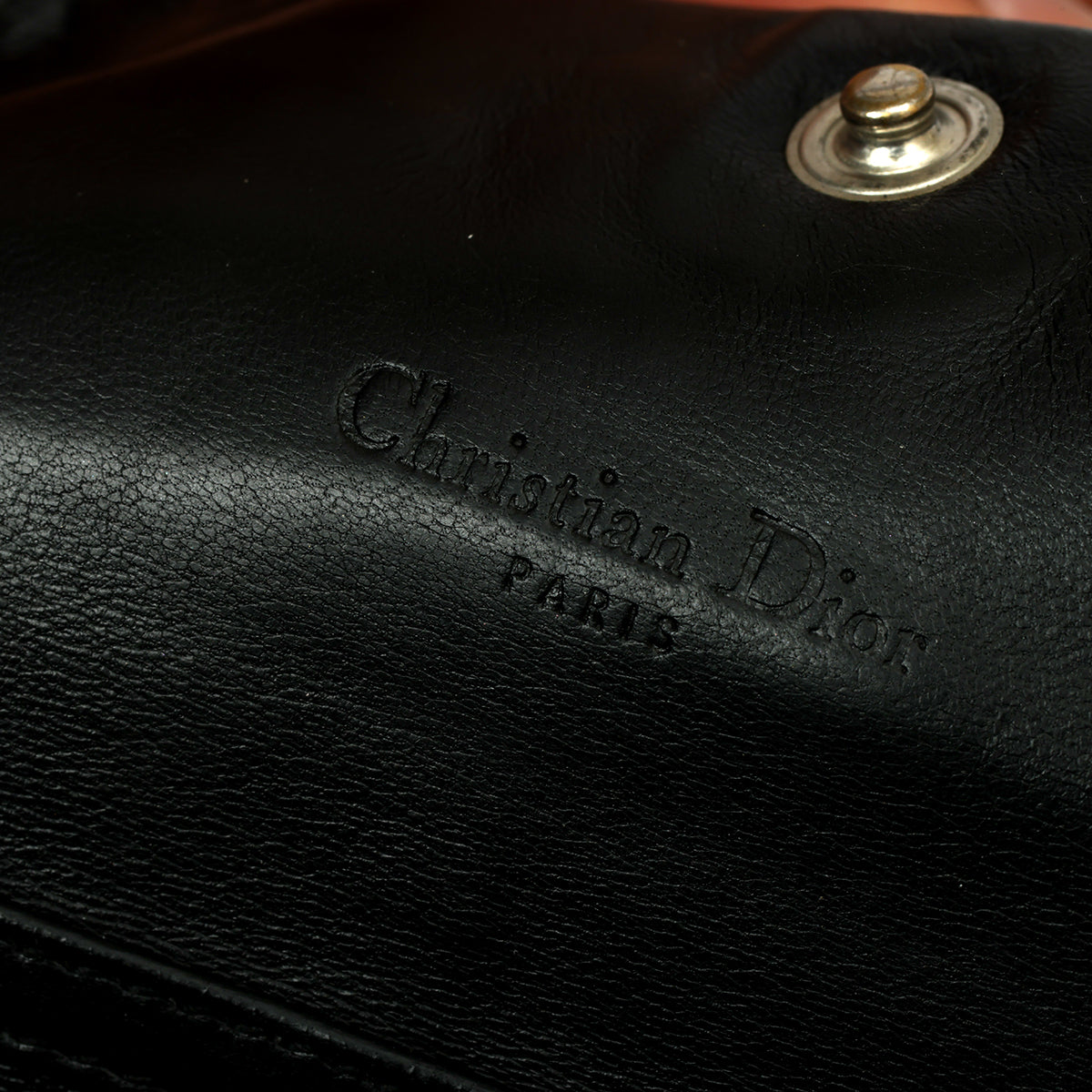 Black Demilune Wallet On Chain Bag
