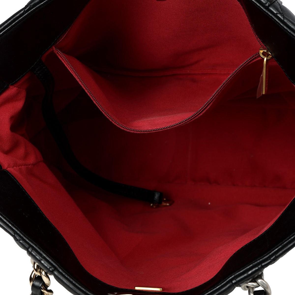 19 Black Lambskin Shopping Tote