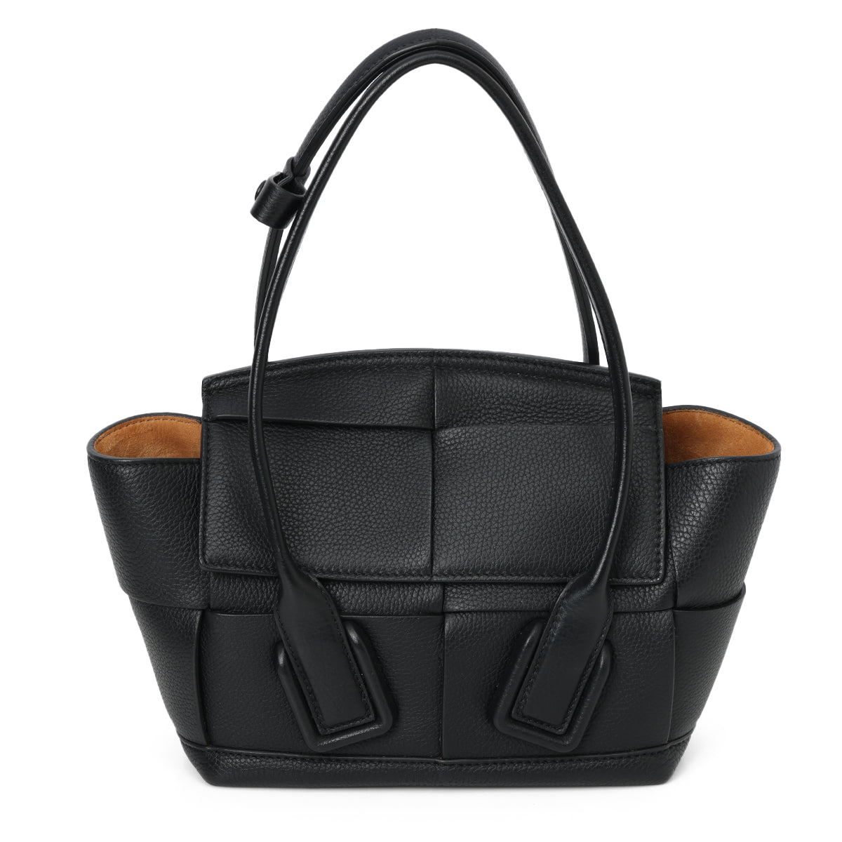 Black Mini Acro Top Handle Bag