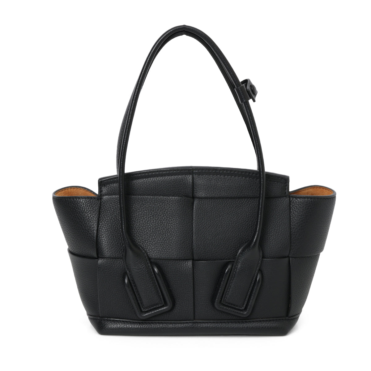 Black Mini Acro Top Handle Bag