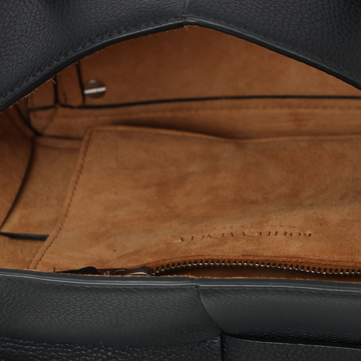 Black Mini Acro Top Handle Bag