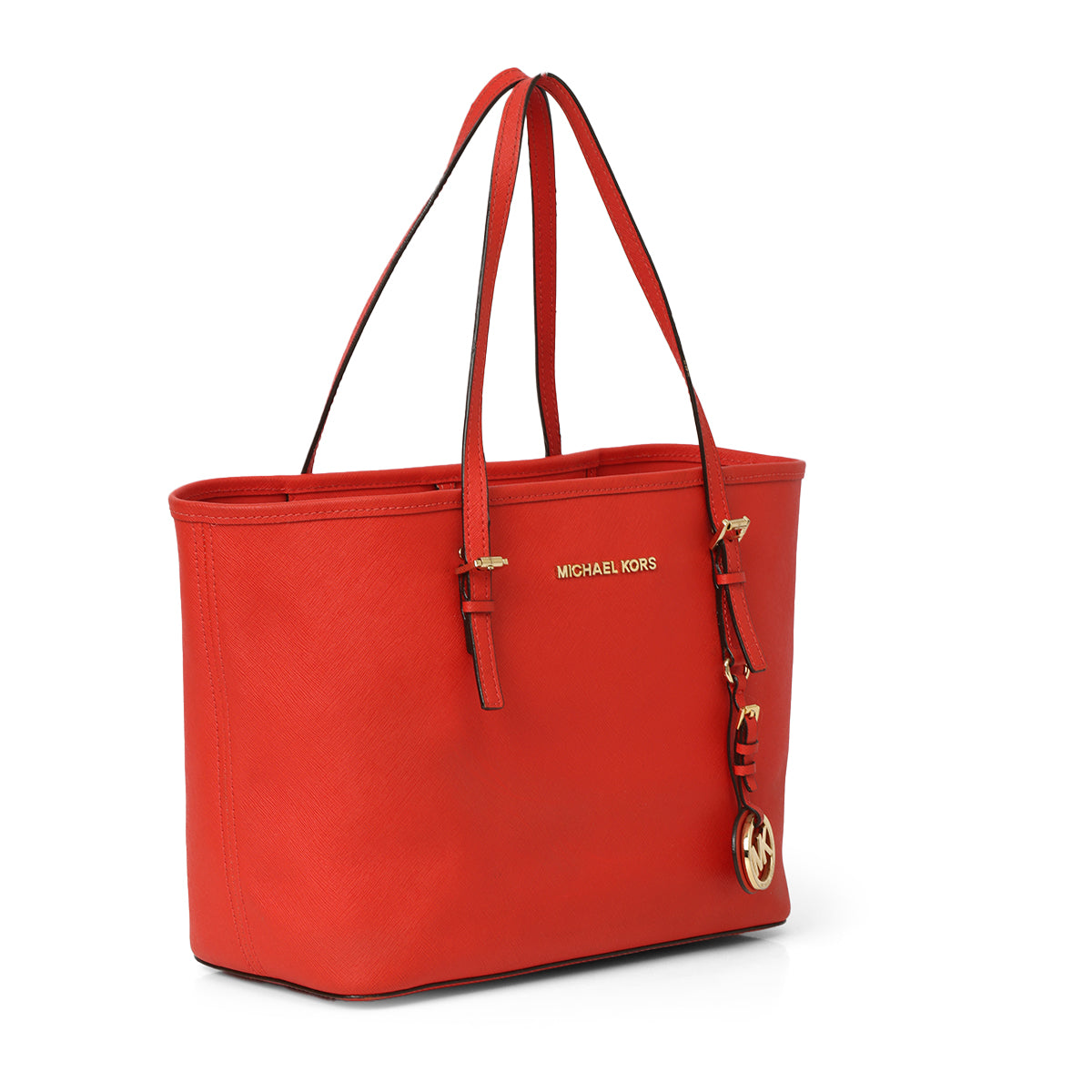 Red Quinn Leather Tote- One Size