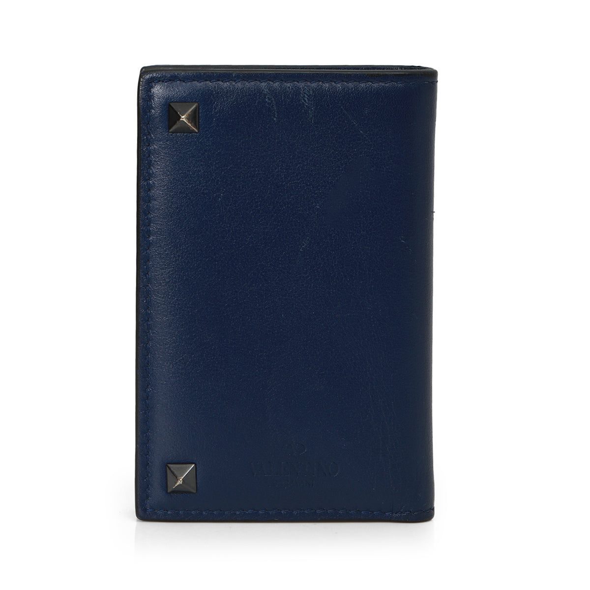 Garavani Blue Leather Pocket Organizer One Size