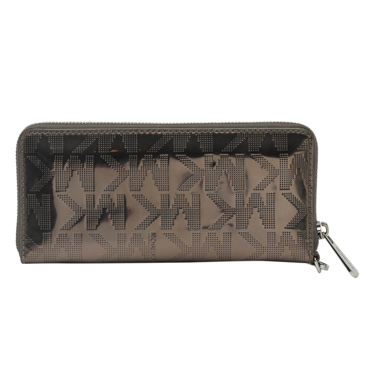 Grey Patent Leather Wallet