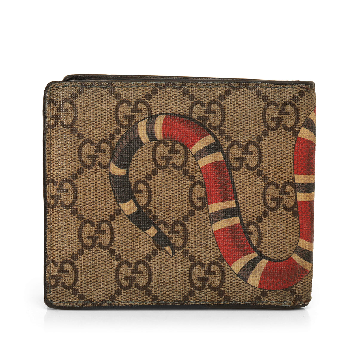 Guccissima Supreme Snake Bifold Wallet