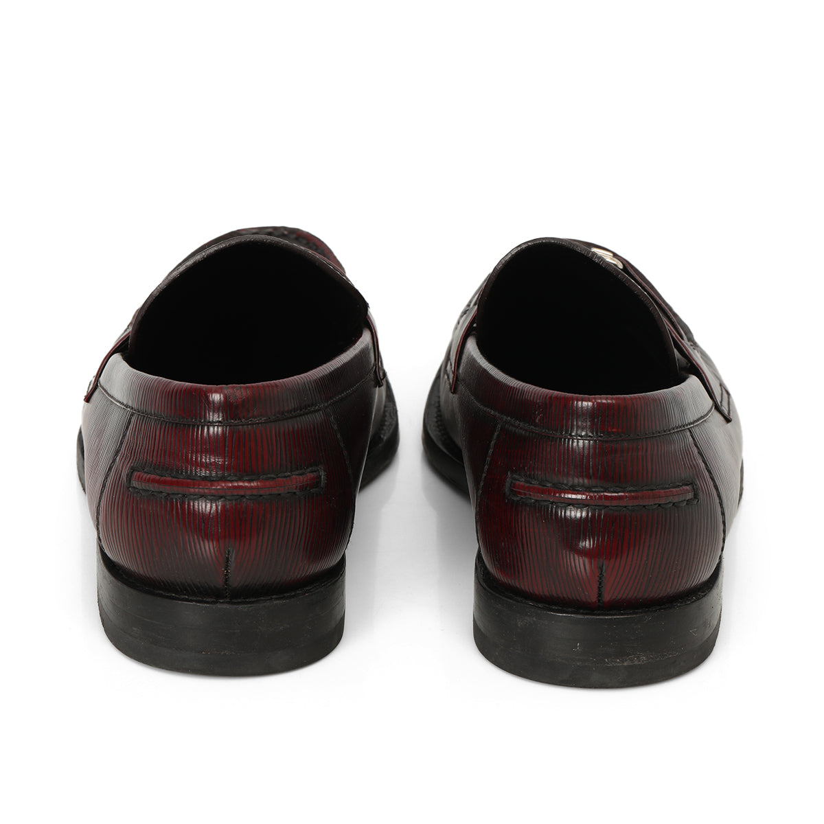Burgundy Leather Loafers - 8.5