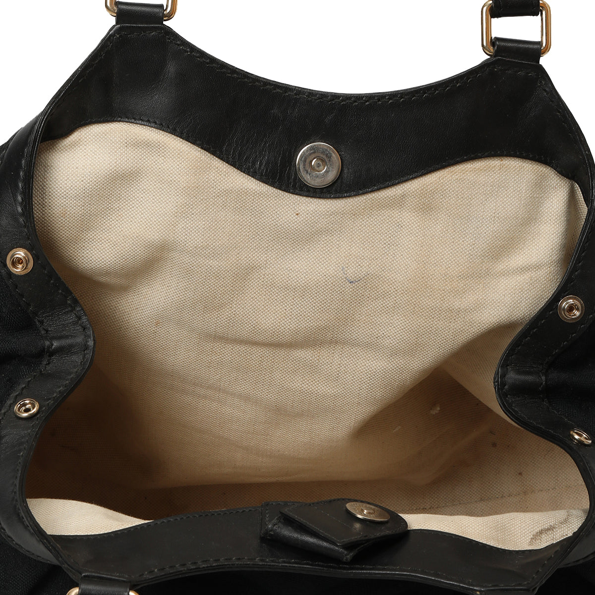 Black GG Canvas & Leather Medium Sukey Tote