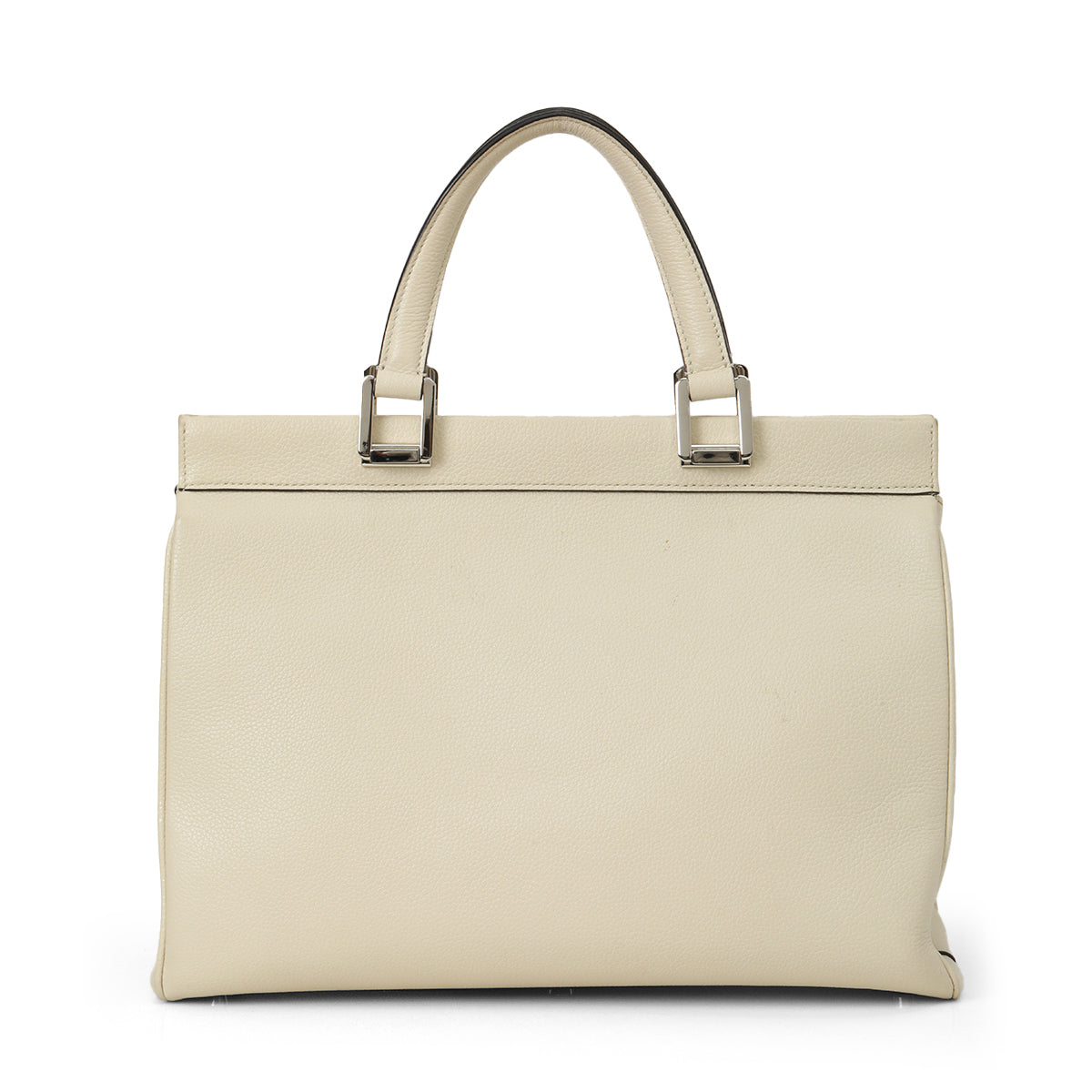 Gucci White Leather Medium Zumi Tote