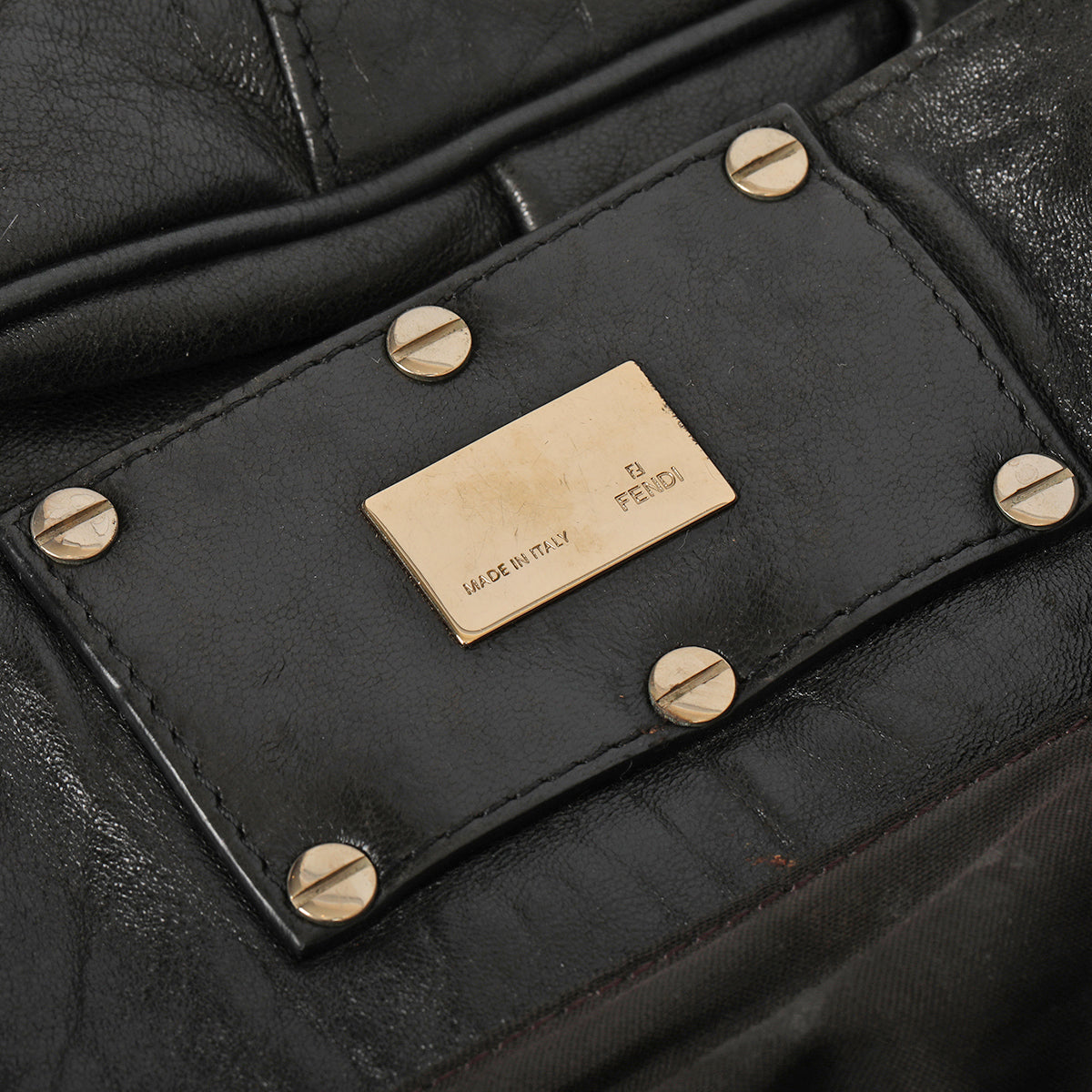 Large Leather Mia Chain Tote Large