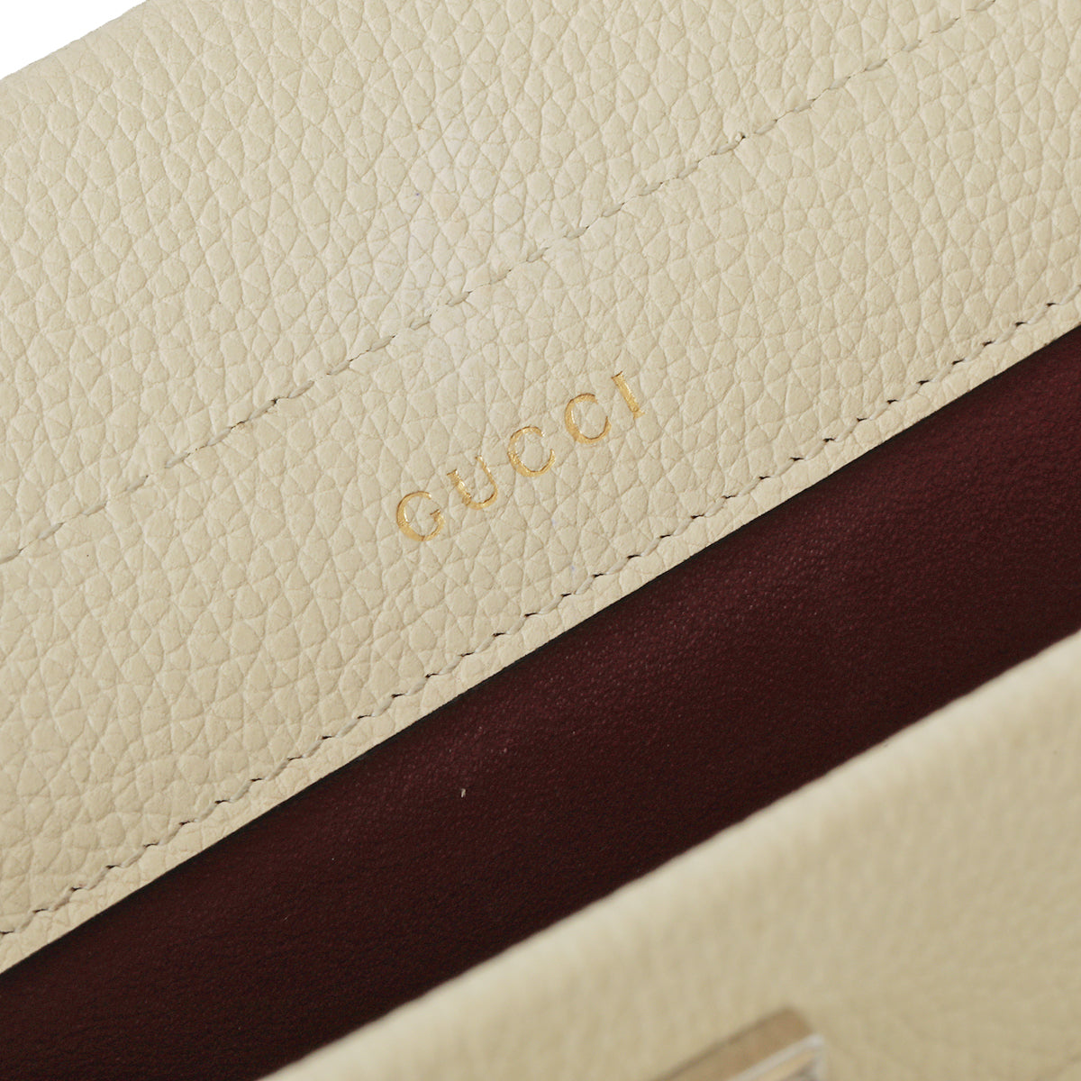 Gucci White Leather Medium Zumi Tote