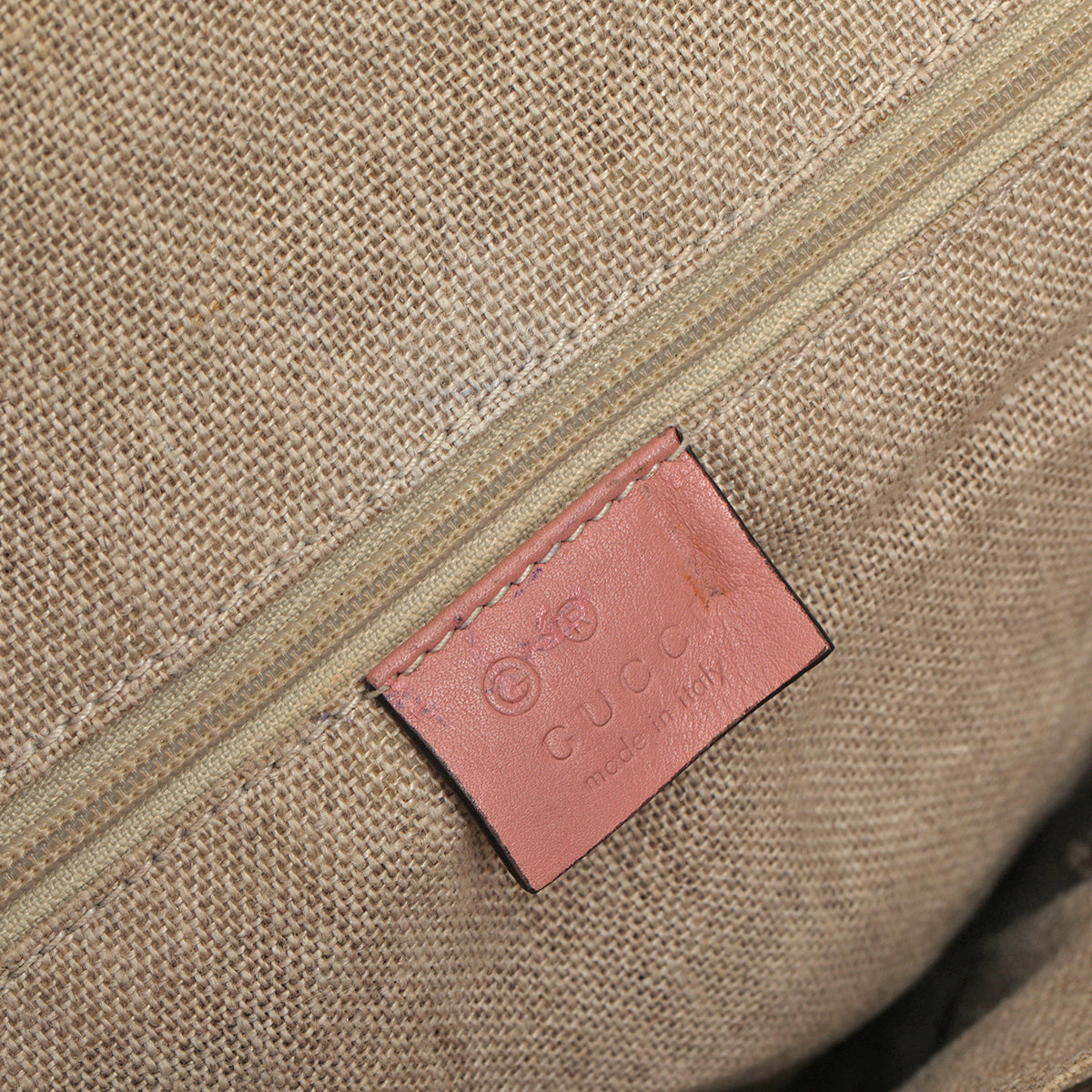 Pink Micro Guccissima Leather Large Dome Satchel