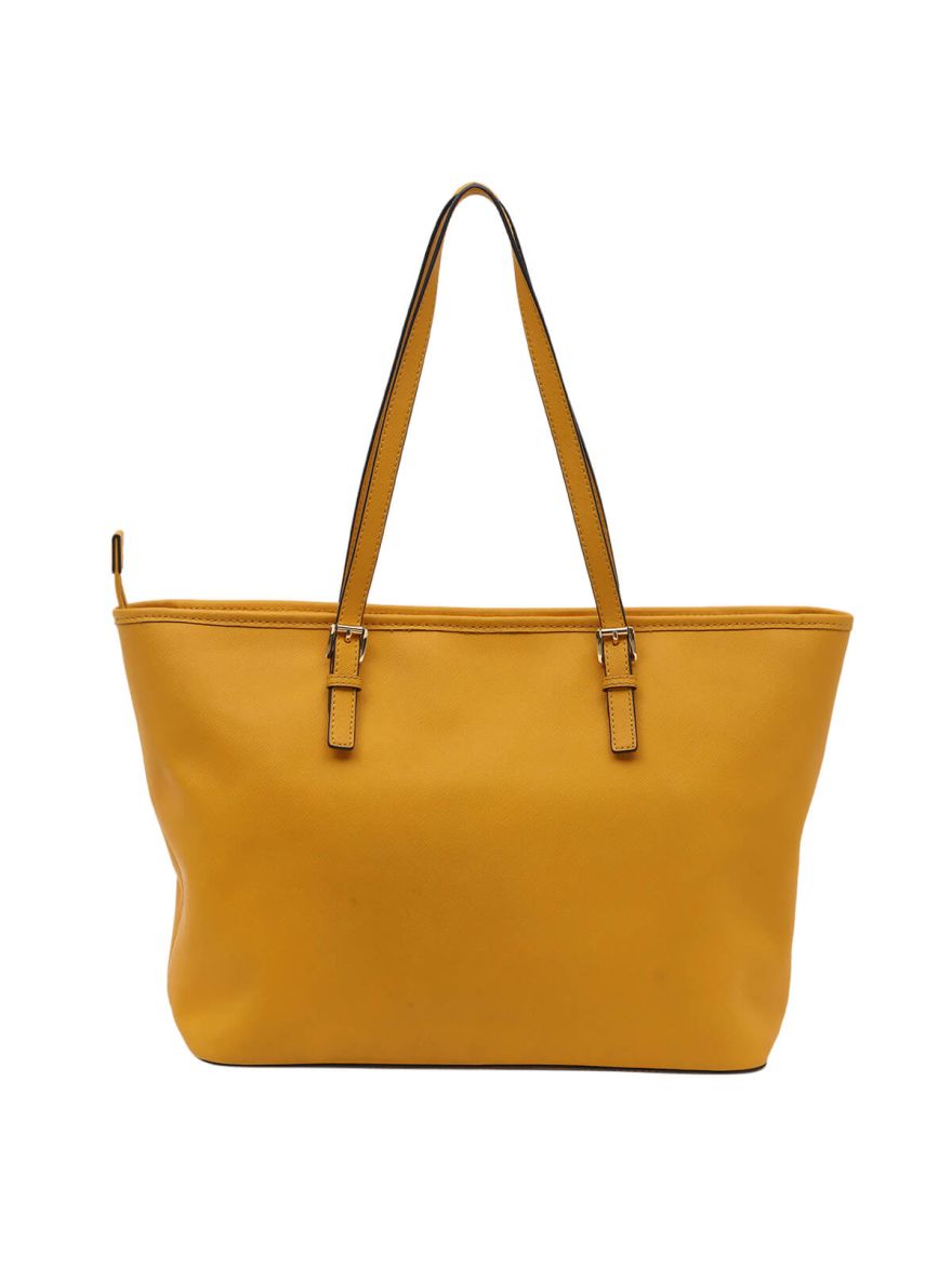 Yellow Jet Set Tote Bag