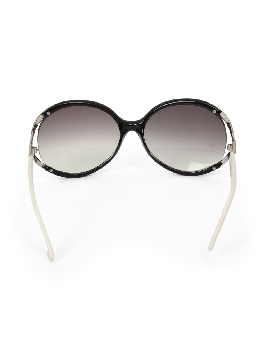 FS494K 59O15 001 130 Black And White Sunglasses Oversize