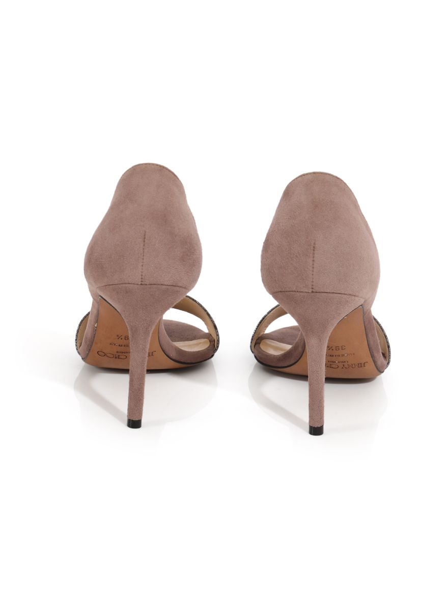 Embellished Open Toe Heels Size-39